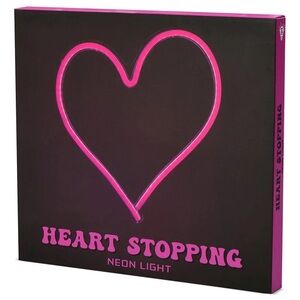 Heart Neon Light Pink Valentine Day